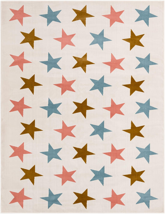 Unique Loom Whimsy Kids Collection Area Rug - Twinkle