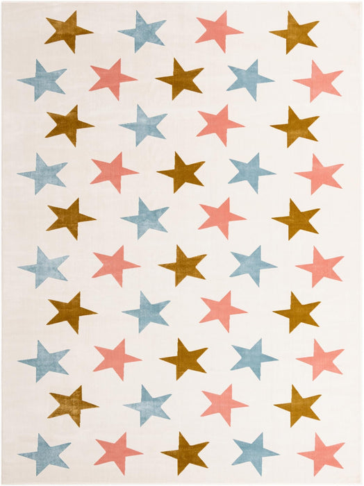 Unique Loom Whimsy Kids Collection Area Rug - Twinkle