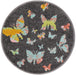 Unique Loom Whimsy Kids Collection Area Rug - Butterflies