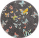 Unique Loom Whimsy Kids Collection Area Rug - Butterflies