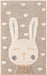 Unique Loom Whimsy Kids Collection Area Rug - Heart Bunny