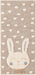 Unique Loom Whimsy Kids Collection Area Rug - Heart Bunny