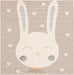 Unique Loom Whimsy Kids Collection Area Rug - Heart Bunny