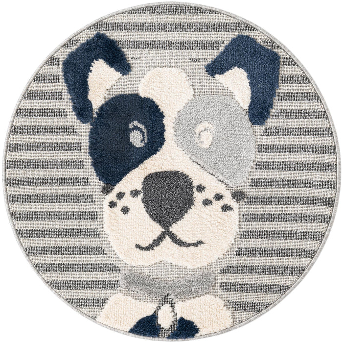 Unique Loom Whimsy Kids Collection Area Rug - Doggo