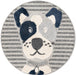Unique Loom Whimsy Kids Collection Area Rug - Doggo