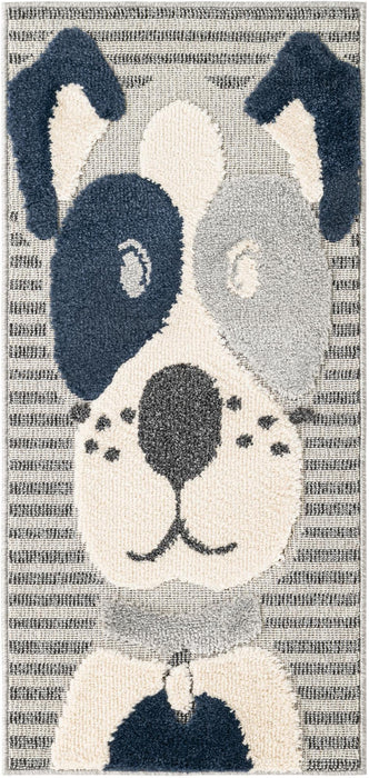 Unique Loom Whimsy Kids Collection Area Rug - Doggo
