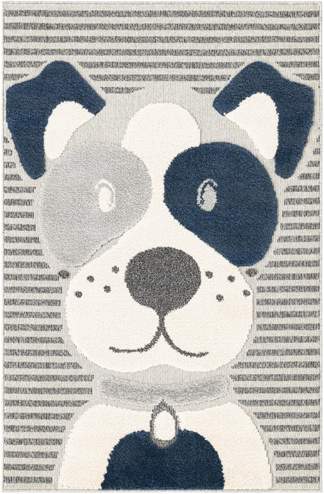 Unique Loom Whimsy Kids Collection Area Rug - Doggo