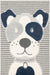 Unique Loom Whimsy Kids Collection Area Rug - Doggo