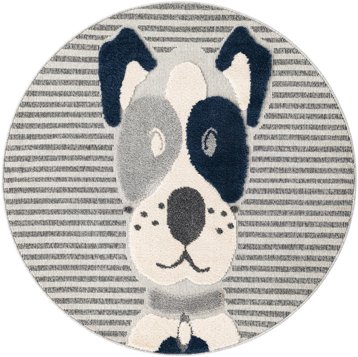 Unique Loom Whimsy Kids Collection Area Rug - Doggo