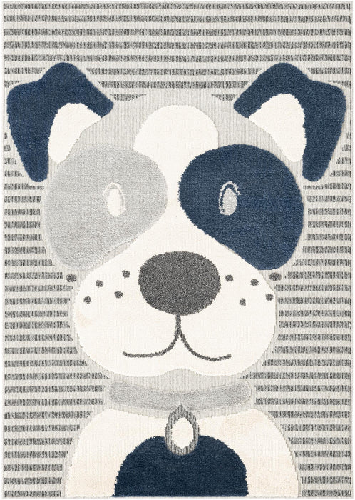 Unique Loom Whimsy Kids Collection Area Rug - Doggo