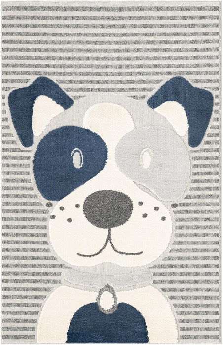 Unique Loom Whimsy Kids Collection Area Rug - Doggo