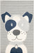 Unique Loom Whimsy Kids Collection Area Rug - Doggo