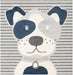 Unique Loom Whimsy Kids Collection Area Rug - Doggo