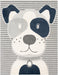 Unique Loom Whimsy Kids Collection Area Rug - Doggo