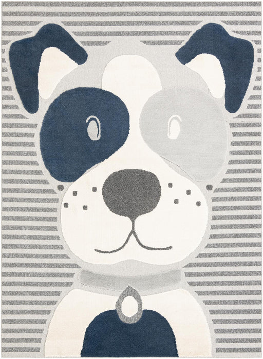 Unique Loom Whimsy Kids Collection Area Rug - Doggo