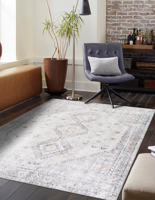 Unique Loom Yara Collection Area Rug - Akash