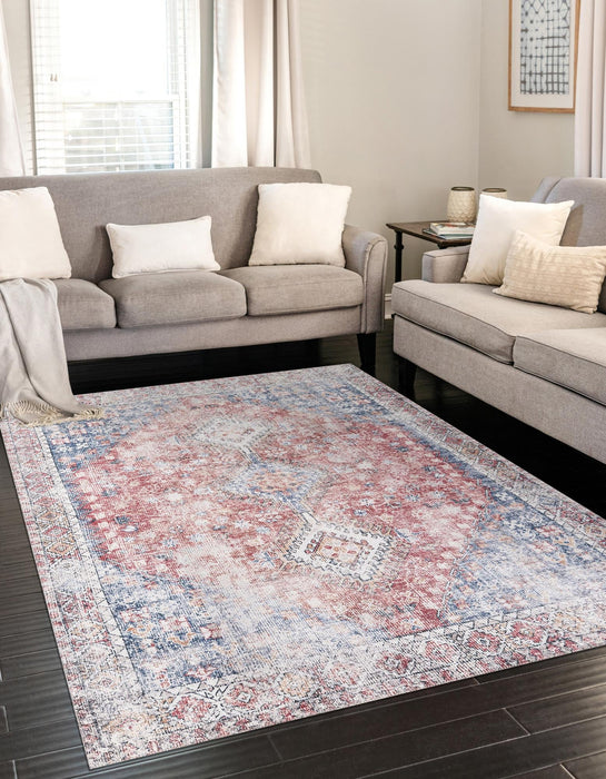 Unique Loom Yara Collection Area Rug - Akash