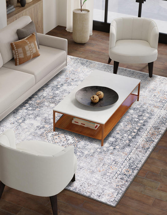 Unique Loom Yara Collection Area Rug - Akash