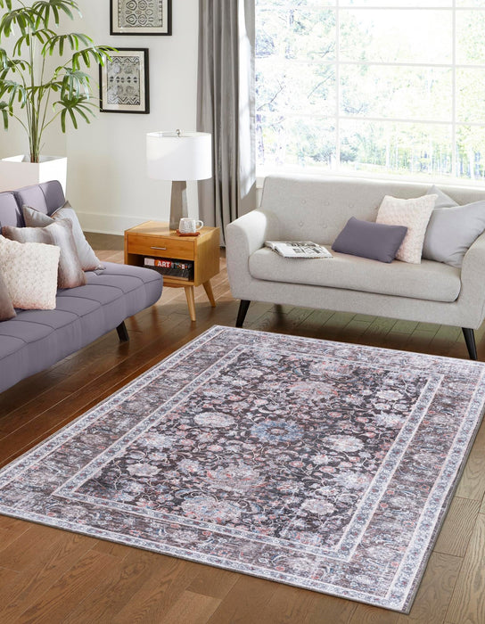 Unique Loom Yara Collection Area Rug - Samarth