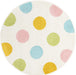 Unique Loom Whimsy Kids Collection Area Rug - Polka Dots