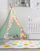Unique Loom Whimsy Kids Collection Area Rug - Polka Dots