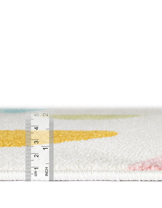 Unique Loom Whimsy Kids Collection Area Rug - Polka Dots
