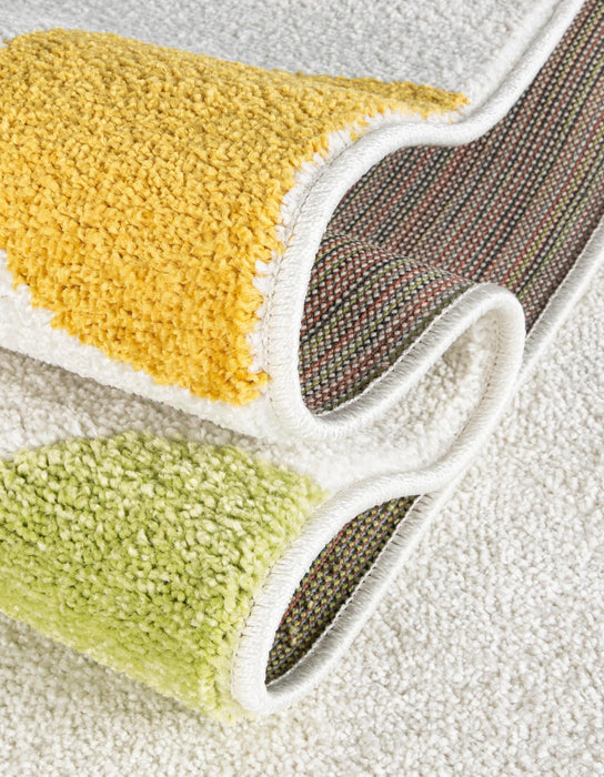 Unique Loom Whimsy Kids Collection Area Rug - Polka Dots