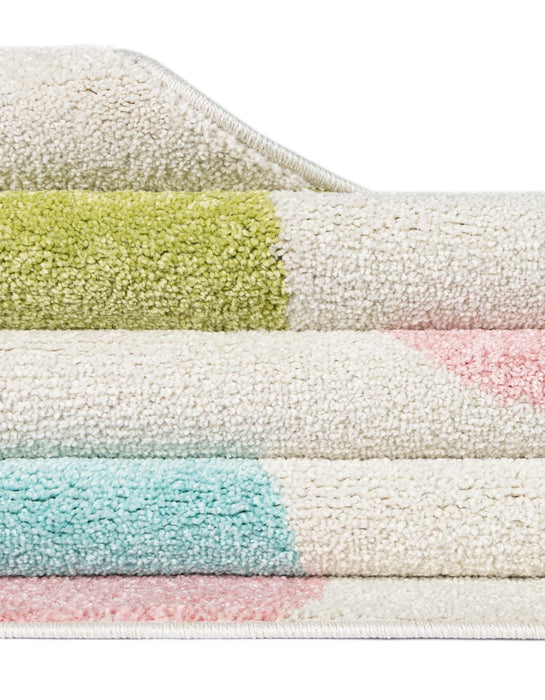 Unique Loom Whimsy Kids Collection Area Rug - Polka Dots