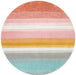 Unique Loom Whimsy Kids Collection Area Rug - Pastel Abstract Rainbow