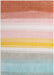 Unique Loom Whimsy Kids Collection Area Rug - Pastel Abstract Rainbow
