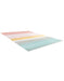 Unique Loom Whimsy Kids Collection Area Rug - Pastel Abstract Rainbow