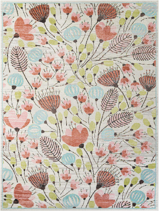 Unique Loom Whimsy Kids Collection Area Rug - Wildflowers