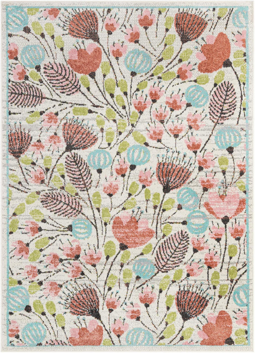 Unique Loom Whimsy Kids Collection Area Rug - Wildflowers