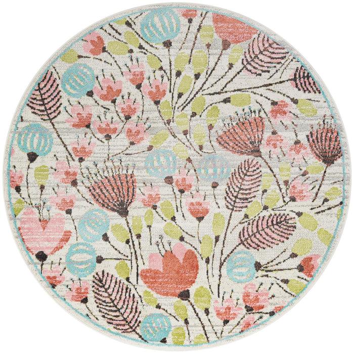 Unique Loom Whimsy Kids Collection Area Rug - Wildflowers