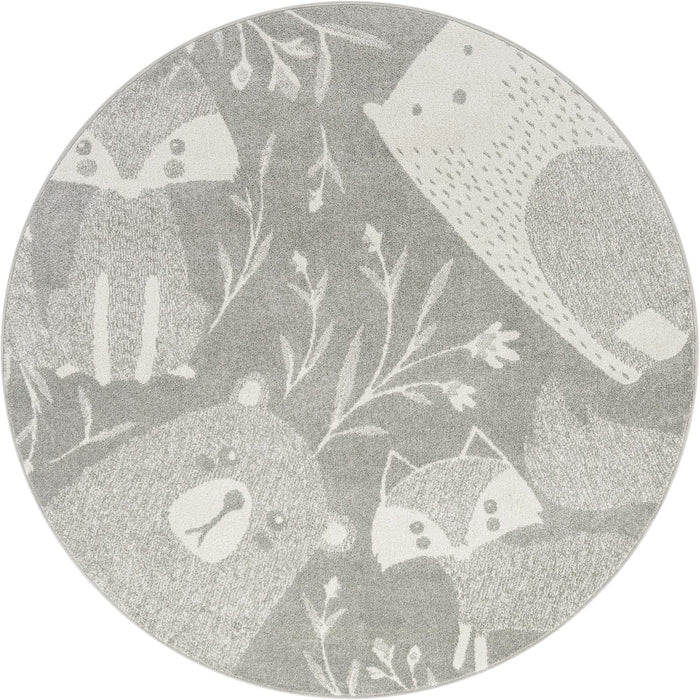 Unique Loom Whimsy Kids Collection Area Rug - Foxy