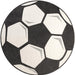 Unique Loom Whimsy Kids Collection Area Rug - Soccer Ball