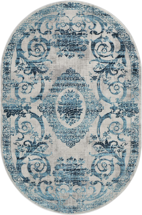 Unique Loom Finsbury Collection Area Rug - Diana