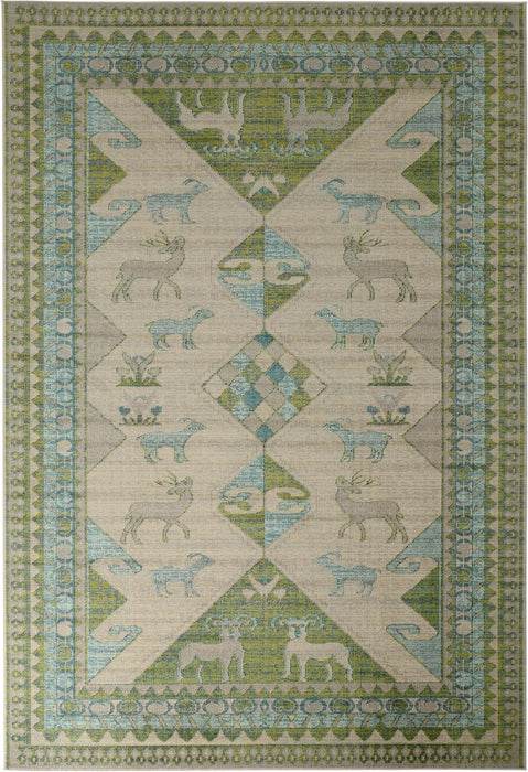 Unique Loom Sedona Collection Area Rug - Cuyahoga
