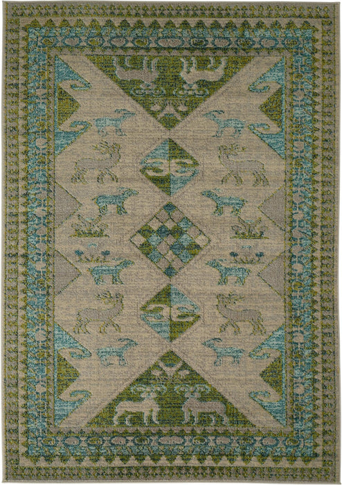 Unique Loom Sedona Collection Area Rug - Cuyahoga