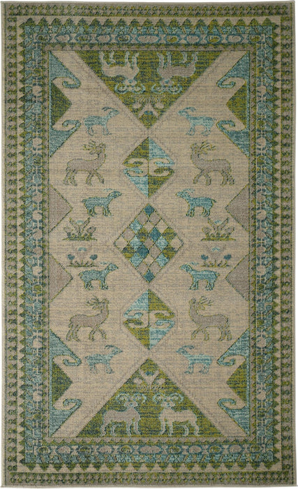 Unique Loom Sedona Collection Area Rug - Cuyahoga