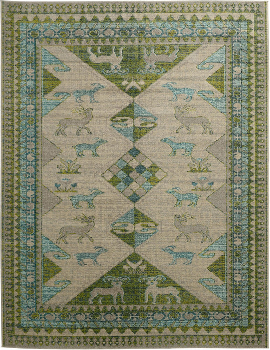 Unique Loom Sedona Collection Area Rug - Cuyahoga