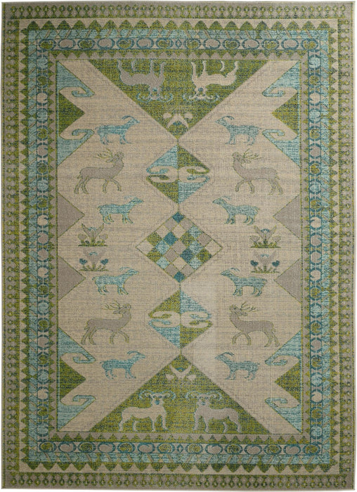 Unique Loom Sedona Collection Area Rug - Cuyahoga