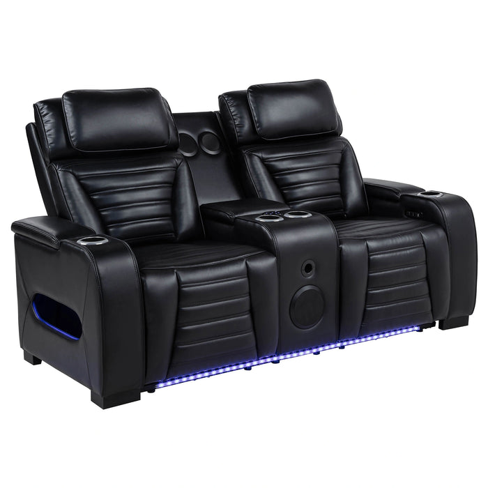 Zuma Dual Power Reclining Loveseat