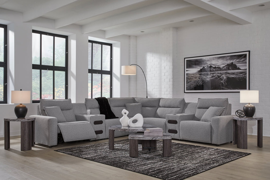 Modmax II Power Reclining Sectional with Audio Consoles