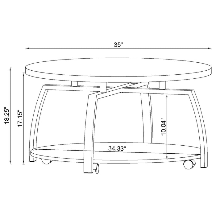 Dacre Mobile Coffee Table