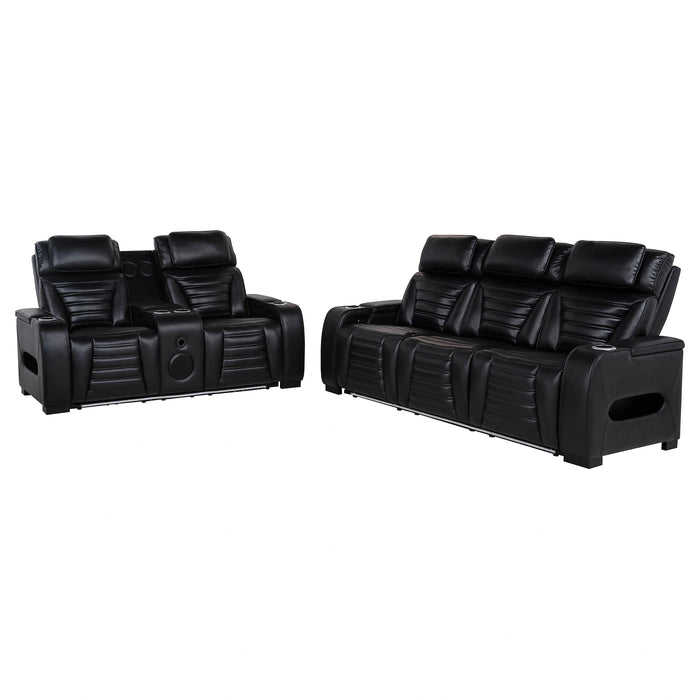 Zuma Dual Power Reclining Sofa Set